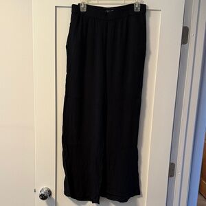 Volcom Black Flowing Wide-Leg Pants